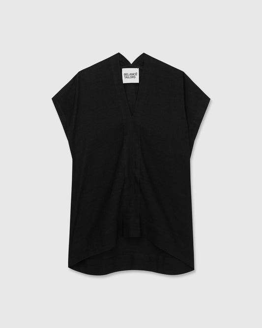 AIRE - Hand-loomed Black Linen