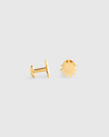 Sun Gold Cufflinks Pair