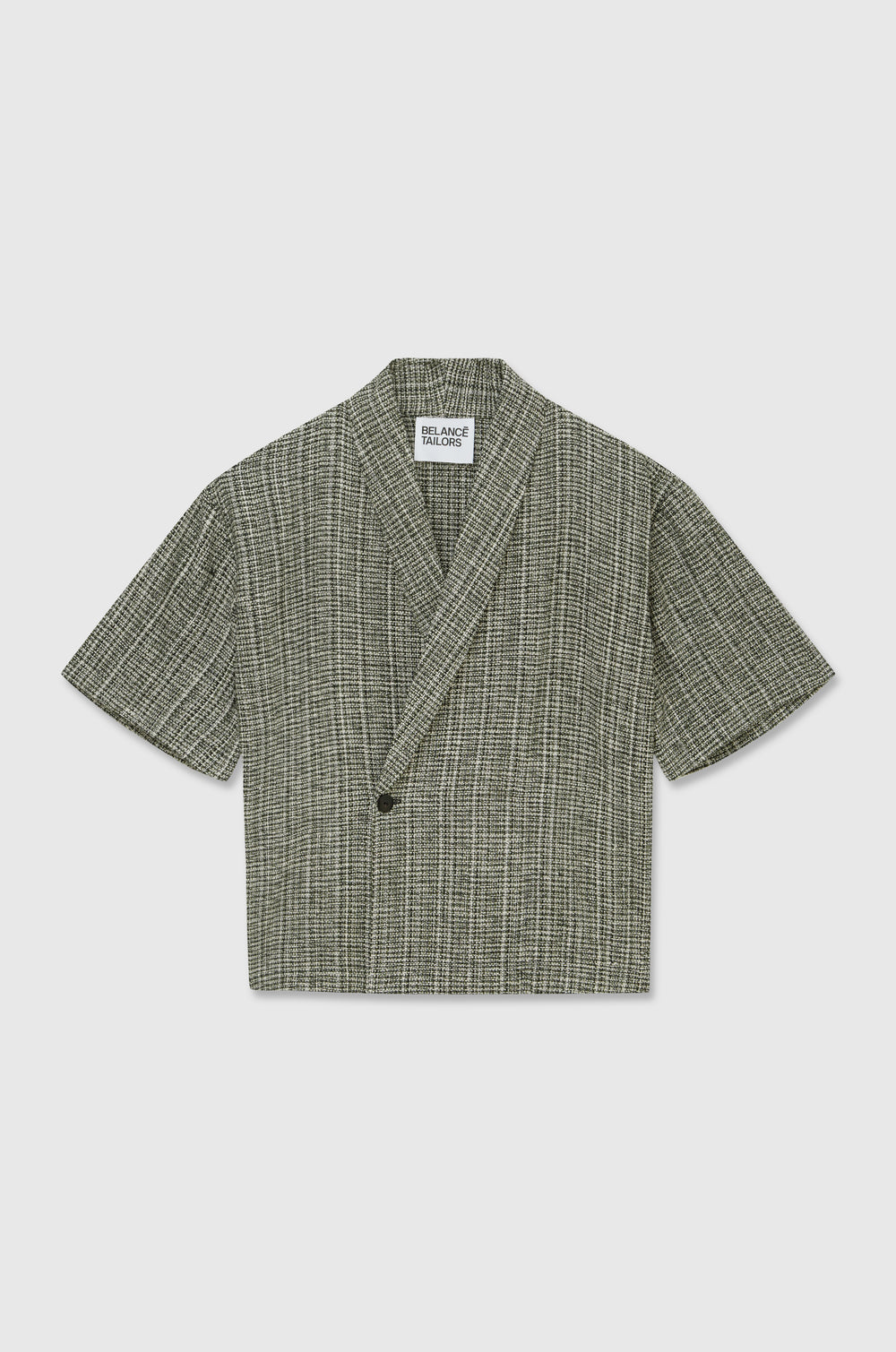 SUEN – Hand-loomed Green/Black/White Silk