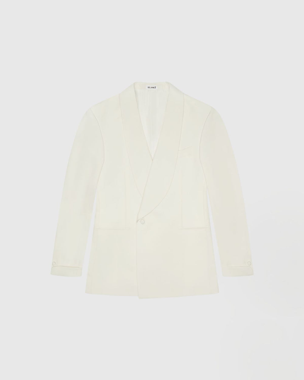 Doir Ivory White Wool Dinner Jacket