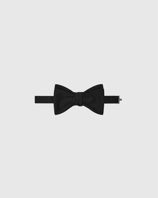 Ford Black Silk Grosgrain Bowtie